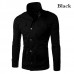 Men's Military Style Stand Collar Winter Jacket Slim Fit Fashion Coat