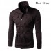 Men's Military Style Stand Collar Winter Jacket Slim Fit Fashion Coat