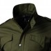 Men's Military Style Stand Collar Winter Jacket Slim Fit Fashion Coat