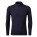 Mens Roll Neck Knitwear Cashmere Blend Turtleneck Slim Fit Knitted Sweater