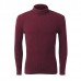 Mens Roll Neck Knitwear Cashmere Blend Turtleneck Slim Fit Knitted Sweater