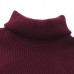 Mens Roll Neck Knitwear Cashmere Blend Turtleneck Slim Fit Knitted Sweater