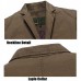 Men's Business Casual Cotton Buttons Jacket Coats Spring Autumn Comfort Outwear Suit