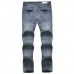 Mens Spring Retro Fashion Casual Slim Fit Straight Skinny Jeans Cotton Denim Pants