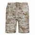 Mens Camouflage Printed Elastic Waist Loose Fit Beach Shorts With Drawstring