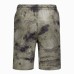 Mens Camouflage Printed Elastic Waist Loose Fit Beach Shorts With Drawstring