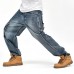 Loose Plus Size 30-46 Hip-Hop Men Fashion Big Size Jeans Pop Skateboard Pants