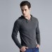 Casual Hooded Knitted Sweatshirt Pure Color Men Pullover Sweater Sport Tops