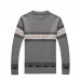 Mens Fashion Winter Spell Color Sweater O-neck Collar Casual Pullover Knitwear