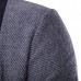 Autumm Fashion Cardigan Sweater Mens Casual Trends Knitwear Stitching Solid Color Cardigan