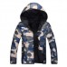 Winter Fashion Camo Thick Warm Hooded Padded Jacket