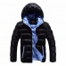 Men Winter Plus Thick Hooded Windproof Warm Fashion Contrast Color Lining Padded Jacket