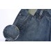 Summer Casual Straight Leg Thin Cotton Short Multi Pockets Jeans for Men