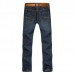 Casual Business Straight Leg Spring Summer Cotton Breathable Basic Long Jeans for Men