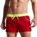 Summer Men's Casual Beach Shorts Slim Fit Breathable Elastic Drawstring Sports Shorts