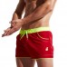 Summer Men's Casual Beach Shorts Slim Fit Breathable Elastic Drawstring Sports Shorts