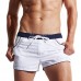 Summer Men's Casual Beach Shorts Slim Fit Breathable Elastic Drawstring Sports Shorts