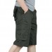 Big Size Cotton Men's Shorts Summer Multi Pockets Leisure Washing Cargo Shorts