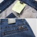 Mens Mid Waist Cotton Straight Legs Outdoor Casual Jeans Solid Color Denim Pants