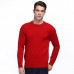 Winter 100% Merino Woolen knitted Sweater Men's Casual Round Neck Long Sleeved Thick Pullover