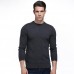 Winter 100% Merino Woolen knitted Sweater Men's Casual Round Neck Long Sleeved Thick Pullover