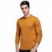 Winter 100% Merino Woolen knitted Sweater Men's Casual Round Neck Long Sleeved Thick Pullover