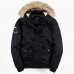 Mens Winter Plus Thick Warm Padded Hooded Outerwear Parka Jacket