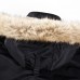 Mens Winter Plus Thick Warm Padded Hooded Outerwear Parka Jacket