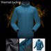 Mens 2 in 1 Outdoor Warm Water Repellent Windproof Multi-Pockets Winter Jacket