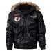 Men Pilot Bomber Jacket Army Military Flight Motorcycle Jackets Winter Parkas Padded Outerwear