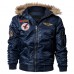 Men Pilot Bomber Jacket Army Military Flight Motorcycle Jackets Winter Parkas Padded Outerwear