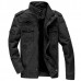 Mens Epaulet Military Cotton Multi-pocket Stand Collar Big Size Jacket