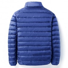 Mens Winter Warm Insulated Quilted Puffer Down Jacket