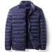 Mens Winter Warm Insulated Quilted Puffer Down Jacket