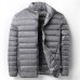 Mens Winter Warm Insulated Quilted Puffer Down Jacket