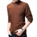 Men's Fashion Semi Solid Color Warm Knitwears Casual Fall Winter Long Sleeve Pullovers