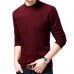 Men's Fashion Semi Solid Color Warm Knitwears Casual Fall Winter Long Sleeve Pullovers