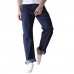 Plus Size 30-48 Loose Straight Leg Basic Long Jeans for Men