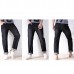 Plus Size 30-48 Loose Straight Leg Basic Long Jeans for Men