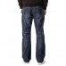 Casual Loose Straight Leg Basic Vintage Jeans for Men