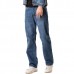 Casual Loose Straight Leg Basic Vintage Jeans for Men