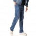 Casual Loose Straight Leg Basic Vintage Jeans for Men