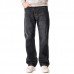 Casual Loose Straight Leg Basic Vintage Jeans for Men