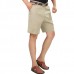 Summer Men's Casual Cotton Shorts Solid Color Thin Middle-aged Shorts Pants