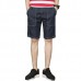 Mens Mid Rise Straight Legs Denim Shorts Big Pockets Summer Thin Jeans