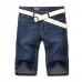 Summer Straight Leg Knee Length Short Jeans for Men