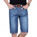 Summer Straight Leg Knee Length Short Jeans for Men