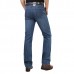 Summer Thin Straight Leg Elastic Long Denim Pants Jeans for Men