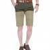 Mens Cotton Splicing Color Blocking Thin Loose Essential Casual Knee-Length Shorts