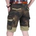 Men's Fashion Camouflage Slim Thin Shorts Summer Cotton Casual Knee-length Shorts